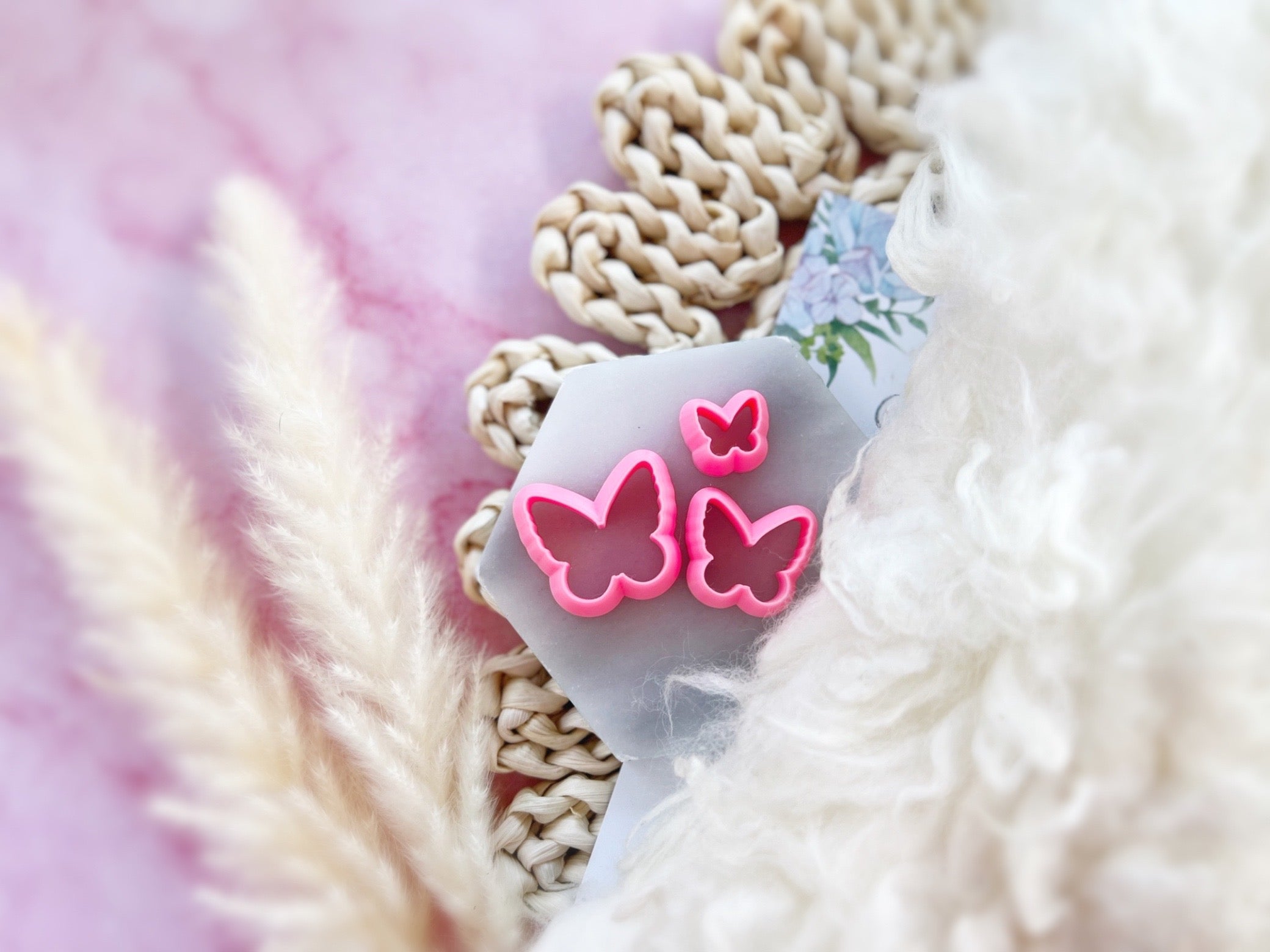 Easter Butterfly Shape Collection Polymer Clay Cutter | Fondant Cutter | Cookie Cutter