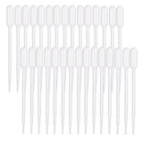 30pcs, Disposable Plastic Transfer Pipettes for Resin, Oils in Clear
