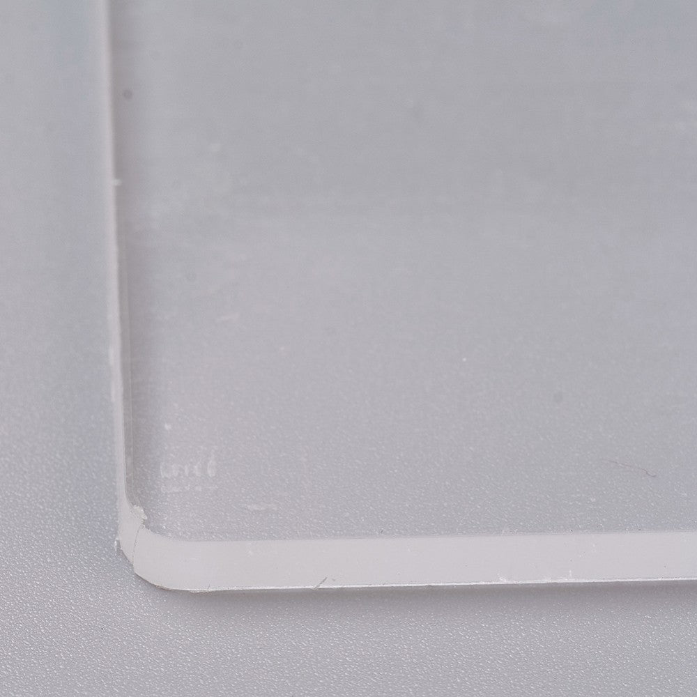 Acrylic Transparent Pressure Plate, Rectangle in Clear