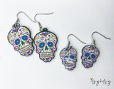 1 pair, Acrylic Skull Earring
