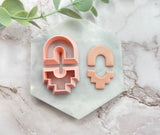 Arc Aztec Set I Shaped Polymer Clay Cutter | Fondant Cutter | Cookie Cutter