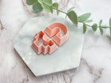Arc Aztec Set I Shaped Polymer Clay Cutter | Fondant Cutter | Cookie Cutter