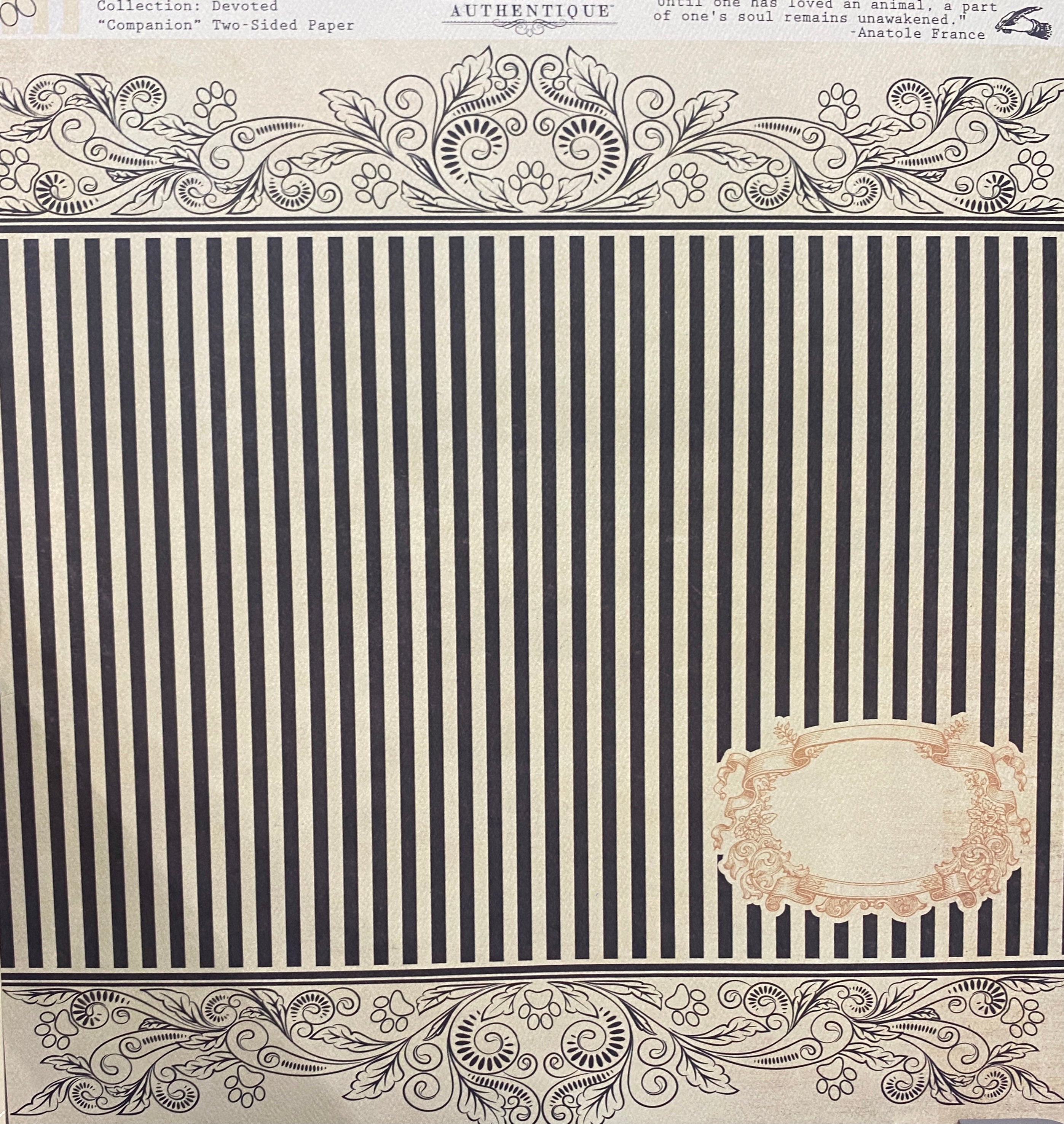 Authentique Devoted Authentique Devoted Companion 12x12in Paper Sheet – ItsyBitsyHaven