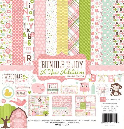 Echo Park Bundle of Joy Girl - A New Addition Collection Kit