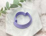 Circle / Half Circle Shaped Polymer Clay Cutter | Fondant Cutter | Cookie Cutter