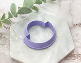 Circle / Half Circle Shaped Polymer Clay Cutter | Fondant Cutter | Cookie Cutter