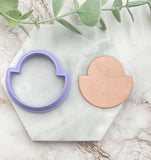 Circle / Half Circle Shaped Polymer Clay Cutter | Fondant Cutter | Cookie Cutter