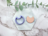 Crescent Moon Shaped Polymer Clay Cutter | Fondant Cutter | Cookie Cutter