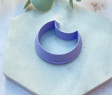 Crescent Moon Shaped Polymer Clay Cutter | Fondant Cutter | Cookie Cutter