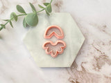 Curvey Arc and Floral Set I Shaped Polymer Clay Cutter | Fondant Cutter | Cookie Cutter