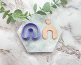 Curvy U Shaped Polymer Clay Cutter | Fondant Cutter | Cookie Cutter