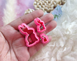 Easter Bunny Shape Collection Polymer Clay  Cutter | Fondant Cutter | Cookie Cutter