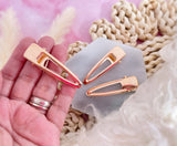 5pcs, 55x17x12.5mm, Iron Alligator Hair Clip Findings, Golden