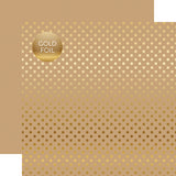 Echo Park Dots & Stripes Gold Foil Collection Kit