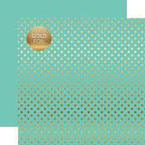 Echo Park Dots & Stripes Gold Foil Collection Kit