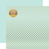 Echo Park Dots & Stripes Gold Foil Collection Kit