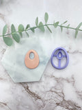 Drop Shaped Polymer Clay Cutter | Fondant Cutter | Cookie Cutter