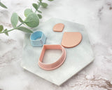 Small Sized Fan Shaped Polymer Clay Cutter | Fondant Cutter | Cookie Cutter