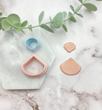 Small Sized Fan Shaped Polymer Clay Cutter | Fondant Cutter | Cookie Cutter