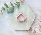 Small Sized Fan Shaped Polymer Clay Cutter | Fondant Cutter | Cookie Cutter