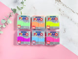 Staedler FIMO Effect NEON 57 g (2 oz  Polymer Clay - Choose your colour