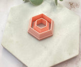 Hexagon Shaped Set I Polymer Clay Cutter | Fondant Cutter | Cookie Cutter