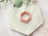 Hexagon Shaped Set I Polymer Clay Cutter | Fondant Cutter | Cookie Cutter