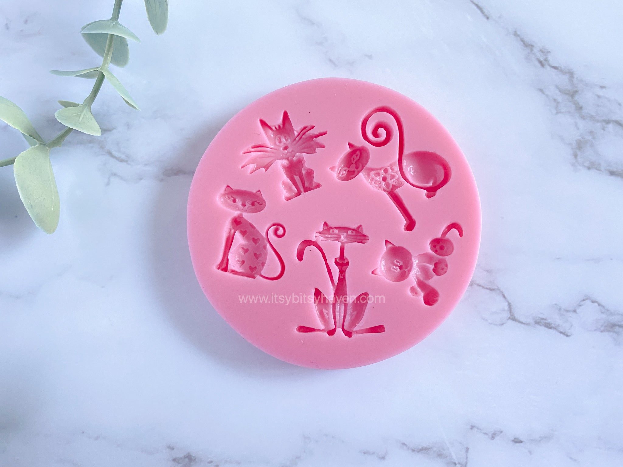 Fondant Molds Cake Mould Silicone Chocolate Candy, Soap, UV Resin & Epoxy Resin Jewelry Making Cat