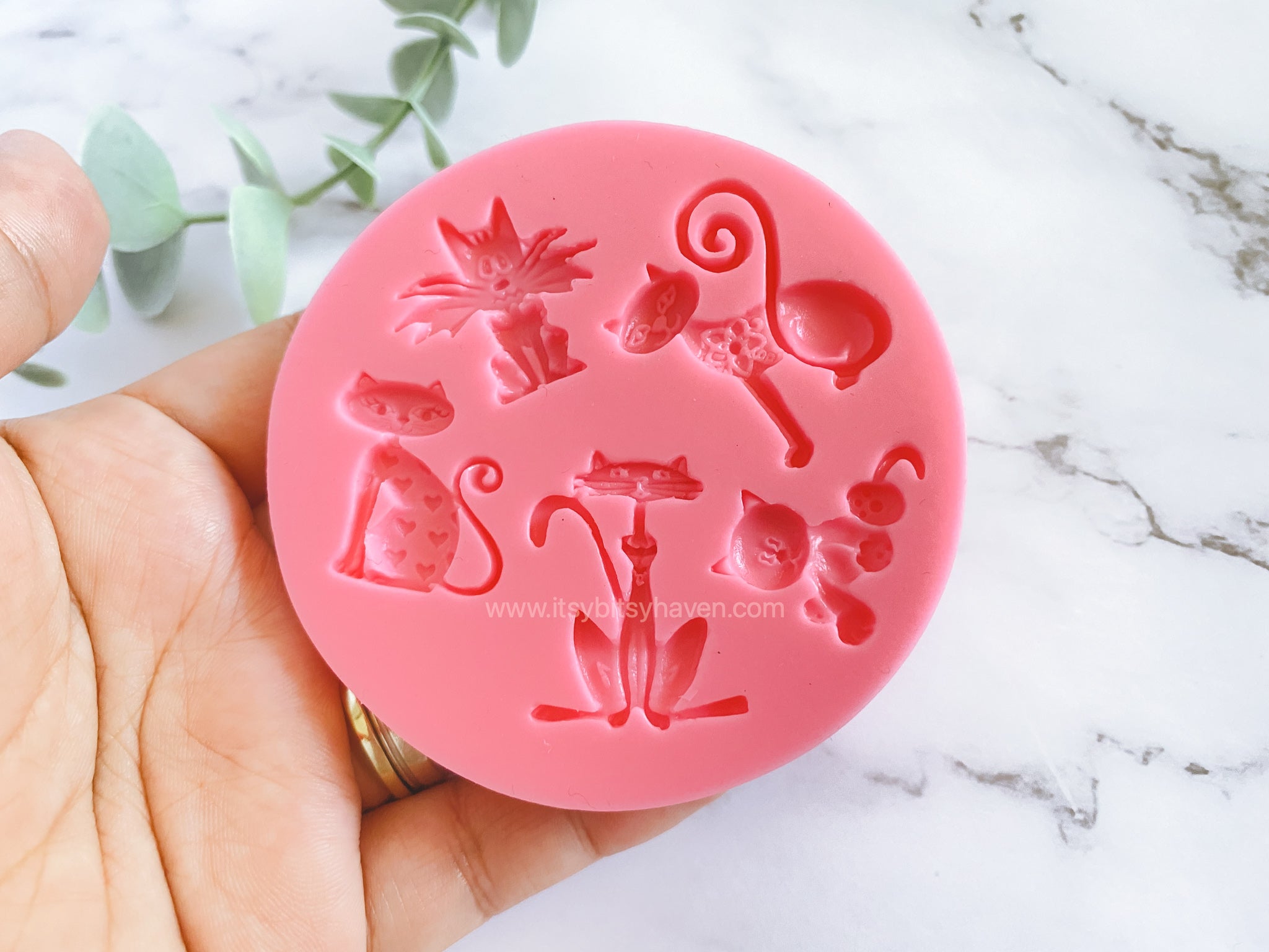 Fondant Molds Cake Mould Silicone Chocolate Candy, Soap, UV Resin & Epoxy Resin Jewelry Making Cat