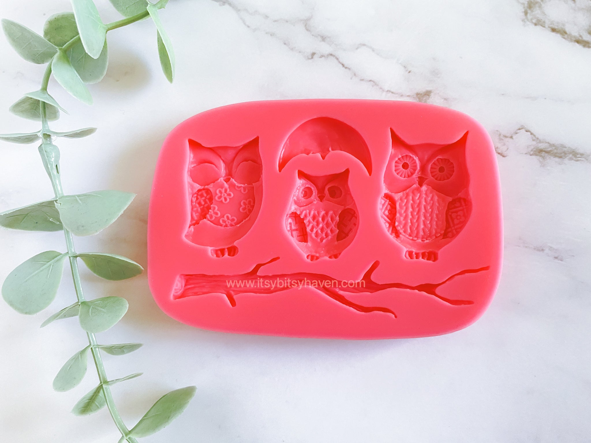 Fondant Molds Cake Mould Silicone Chocolate Candy, Soap, UV Resin & Epoxy Resin Jewelry Making Owl