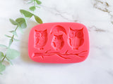 Fondant Molds Cake Mould Silicone Chocolate Candy, Soap, UV Resin & Epoxy Resin Jewelry Making Owl