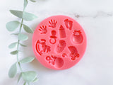Fondant Molds Cake Mould Silicone Chocolate Candy, Soap, UV Resin & Epoxy Resin Jewelry Making Baby Toys