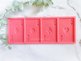 Fondant Molds Cake Mould Silicone Chocolate Candy, Soap, UV Resin & Epoxy Resin Jewelry Making Poker Cards