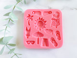 Fondant Molds Cake Mould Silicone Chocolate Candy, Soap, UV Resin & Epoxy Resin Jewelry Making Baby Summer Time