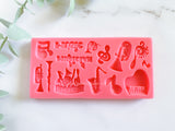 Fondant Molds Cake Mould Silicone Chocolate Candy, Soap, UV Resin & Epoxy Resin Jewelry Making Music