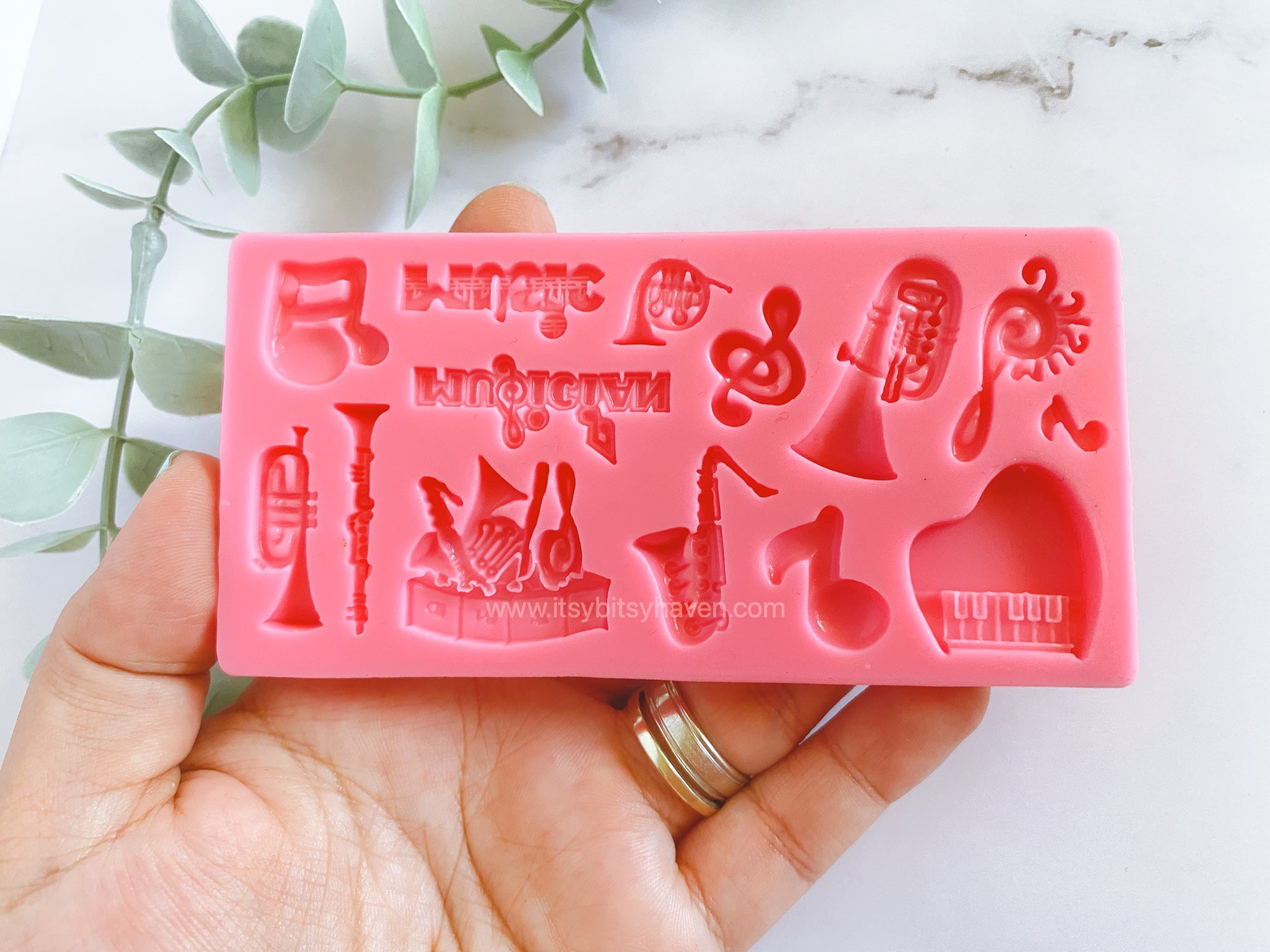 Fondant Molds Cake Mould Silicone Chocolate Candy, Soap, UV Resin & Epoxy Resin Jewelry Making Music