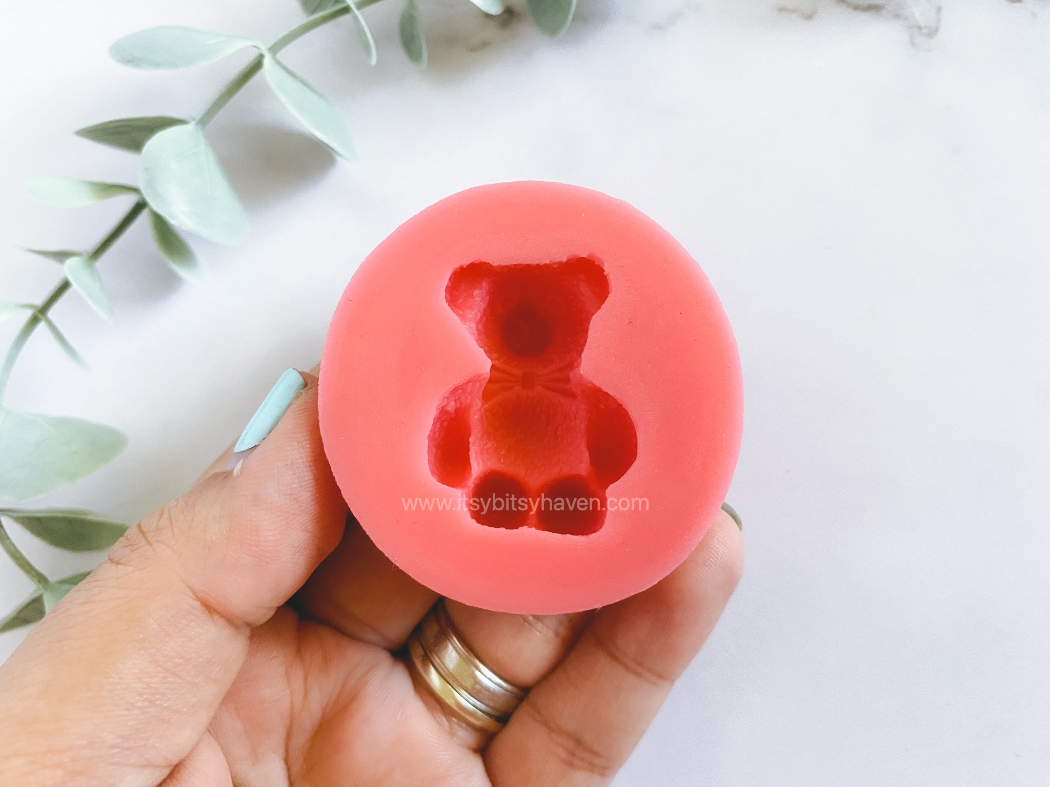 Fondant Molds Cake Mould Silicone Chocolate Candy, Soap, UV Resin & Epoxy Resin Jewelry Making Teddy Bear