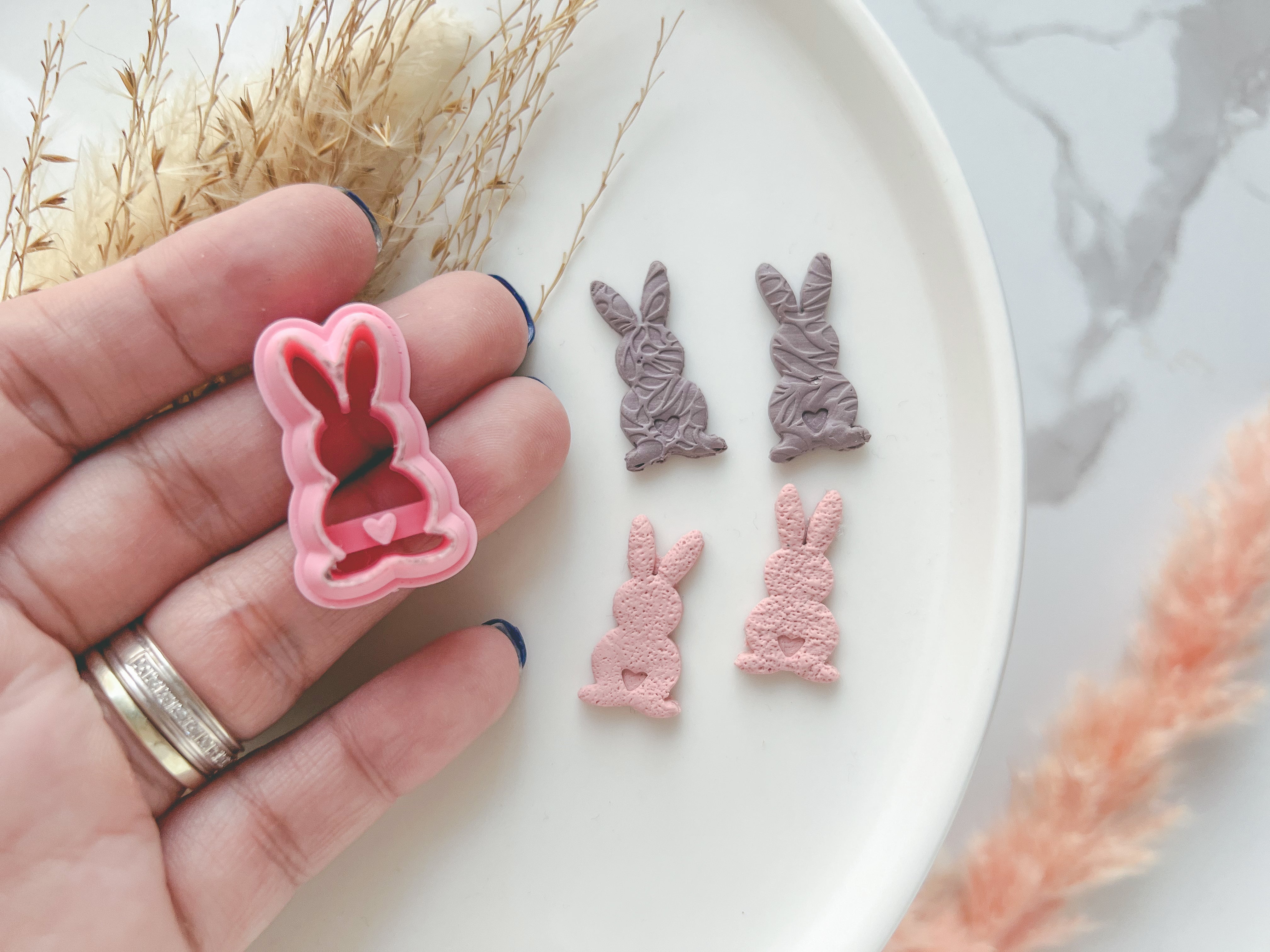 Easter Bunny Shape Collection Polymer Clay  Cutter • Fondant Cutter • Cookie Cutter