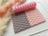 Basket Weave Texture Roller • Polymer Clay Roller • Fondant Roller