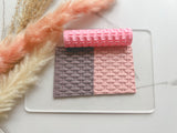 Basket Weave Texture Roller • Polymer Clay Roller • Fondant Roller