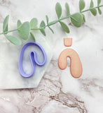 Irregular U Shaped Polymer Clay Cutter | Fondant Cutter | Cookie Cutter
