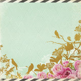 Kaisercraft All That Glitters 12x12 Specialty Paper - Golden Flowers
