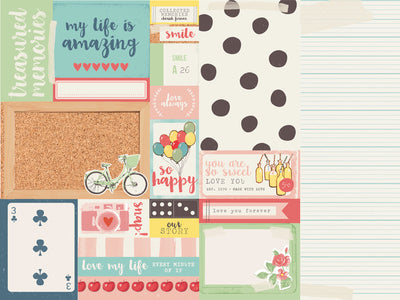 Kaisercraft Finders Keepers Montage 12x12 Scrapbook Paper