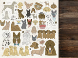 Kaisercraft Pawfect Dogs 12x12 Scrapbook Paper