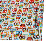 Owl Print Cotton and Linen Fabric