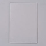 Acrylic Transparent Pressure Plate, Rectangle, Clear, 15x10x0.3cm