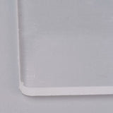 Acrylic Transparent Pressure Plate, Rectangle, Clear, 15x10x0.3cm