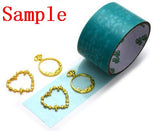 Seamless Paper Tape, for Metal Frame, Open Bezel Setting, UV Resin, Epoxy Resin Jewelry Craft Making in DeepSkyBlue