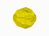2/4/10 pcs, 6mm, Genuine Swarovski® 5000 Round Bead in Yellow Opal 231