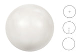 1/5/10pcs, 10mm, Genuine Swarovski® 5818 Crystal Pearl in Pearlescent White (969)